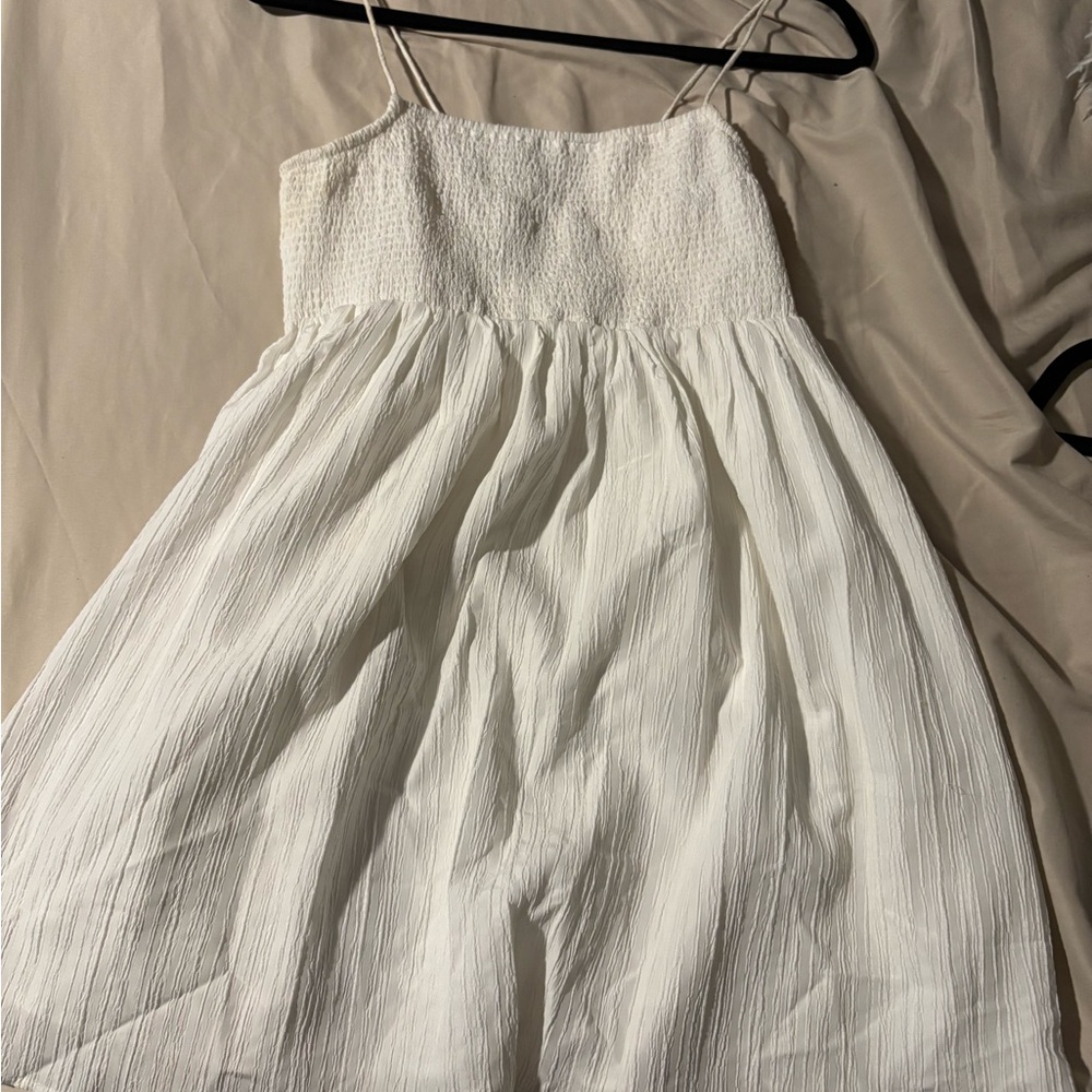 American Eagle Outfitters Textured Cream Top